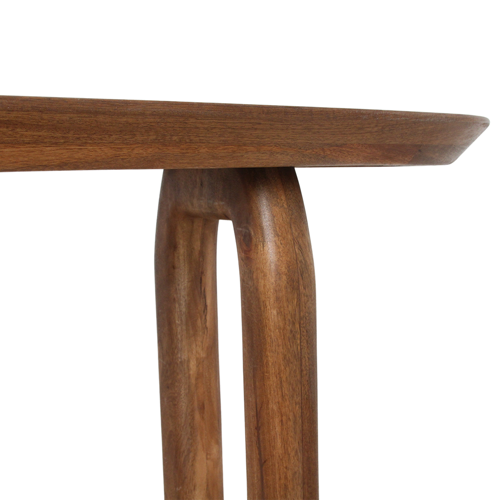 Bullnose consoletafel bruin
