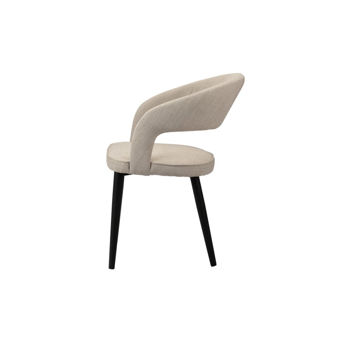 Dining Chair Edo Bow Beige - set of 2