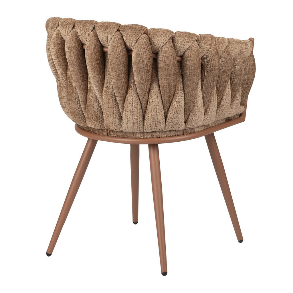 Golfstoel karamel (set van 2)