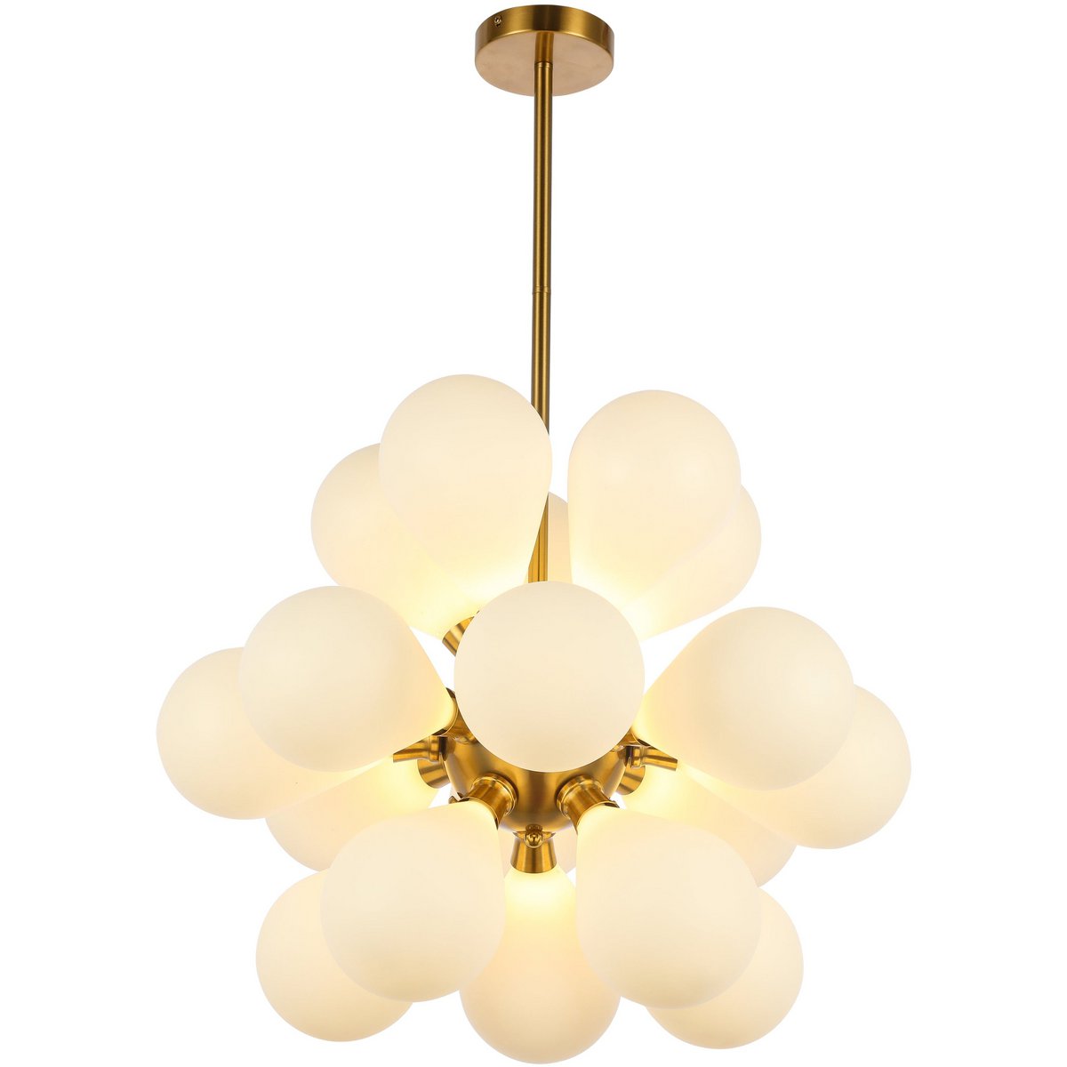 Ellen Gold Frosted Lamp