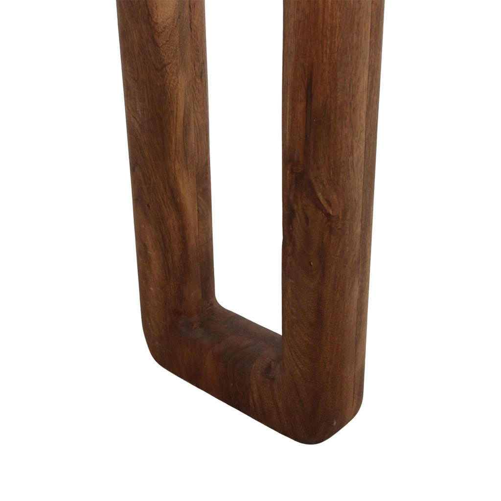 Bullnose consoletafel bruin