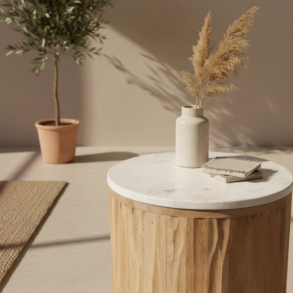 Malakka Marmer Side Table