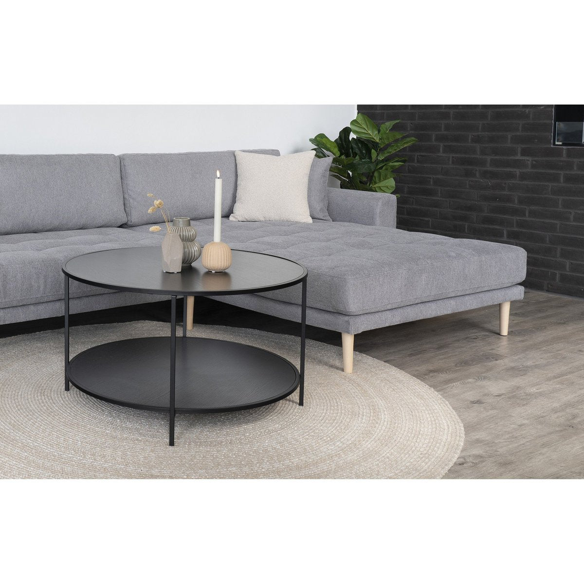 Savannah Kussen - Beige, gelust, 100% polyester, 45x45 cm