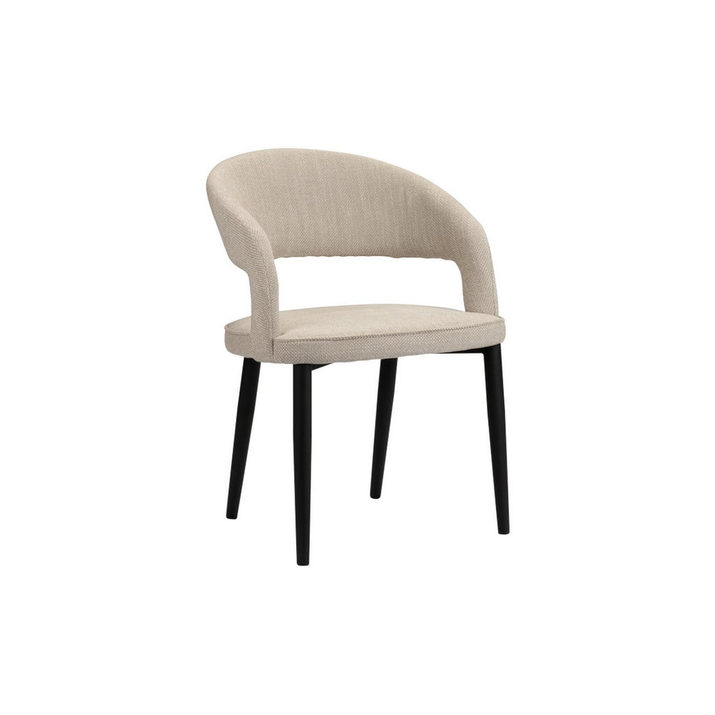 Dining Chair Edo Bow Beige - set of 2