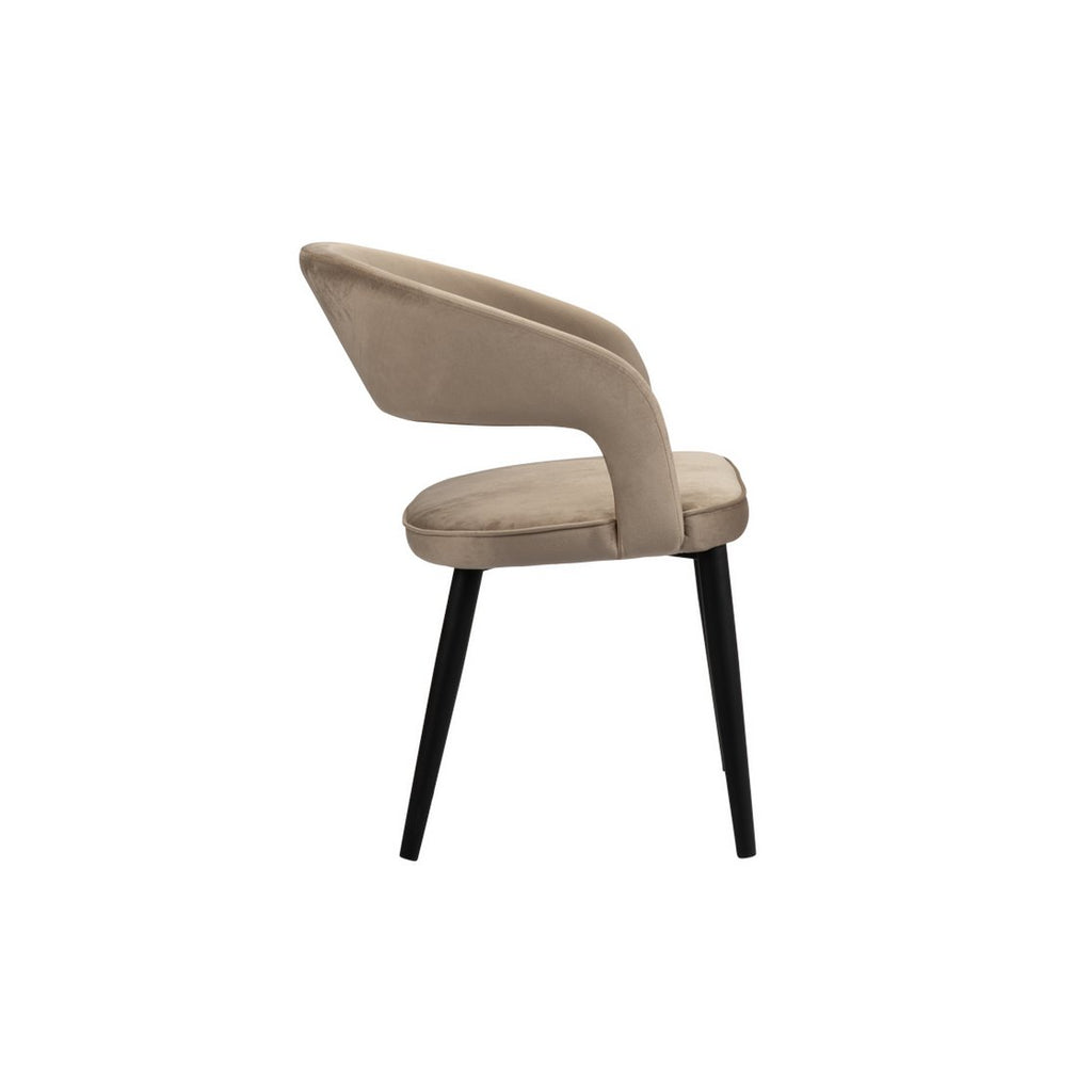 Dining Chair Edo Bow Sand White - set of 2