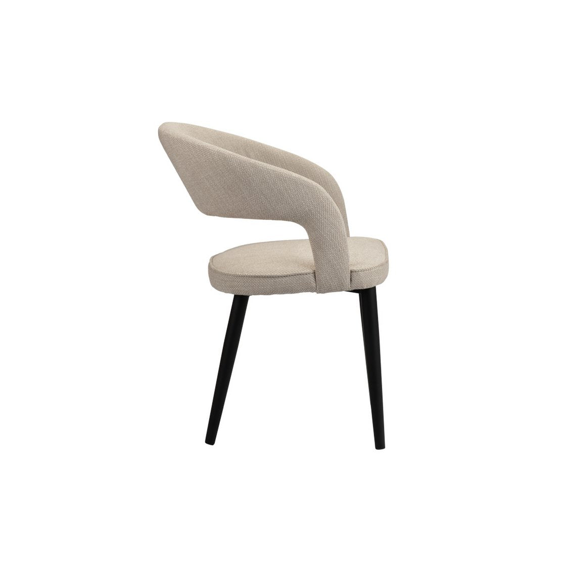 Dining Chair Edo Bow Beige - set of 2