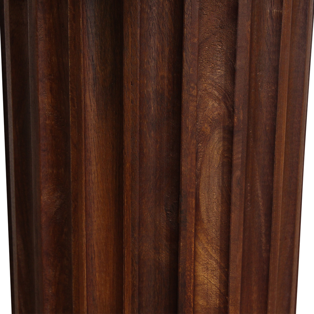 Bullnose bijzettafel bruin 50 cm