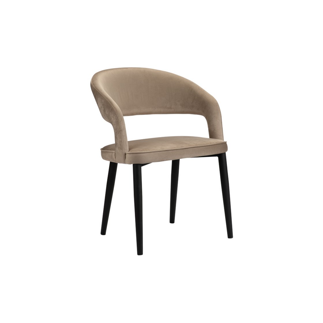 Dining Chair Edo Bow Sand White - set of 2