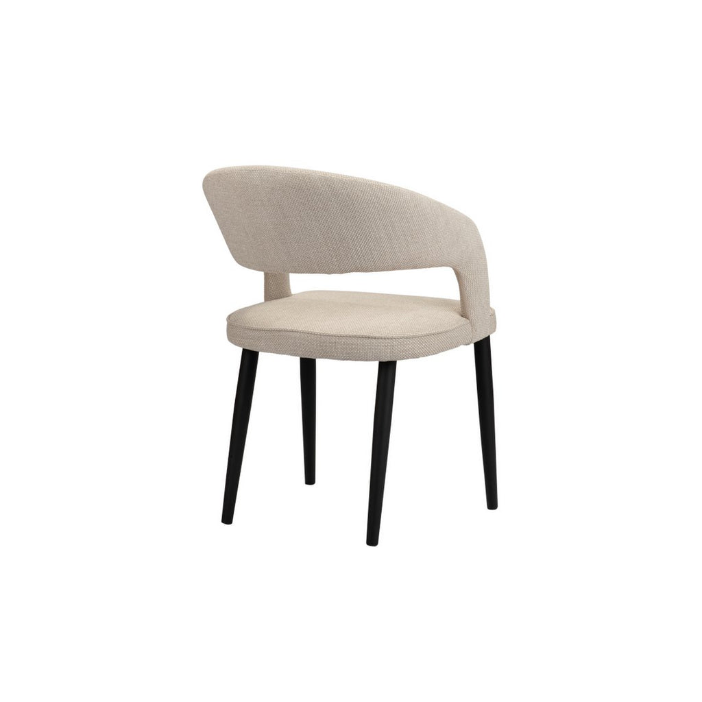 Dining Chair Edo Bow Beige - set of 2