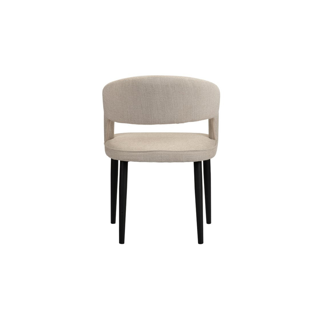 Dining Chair Edo Bow Beige - set of 2