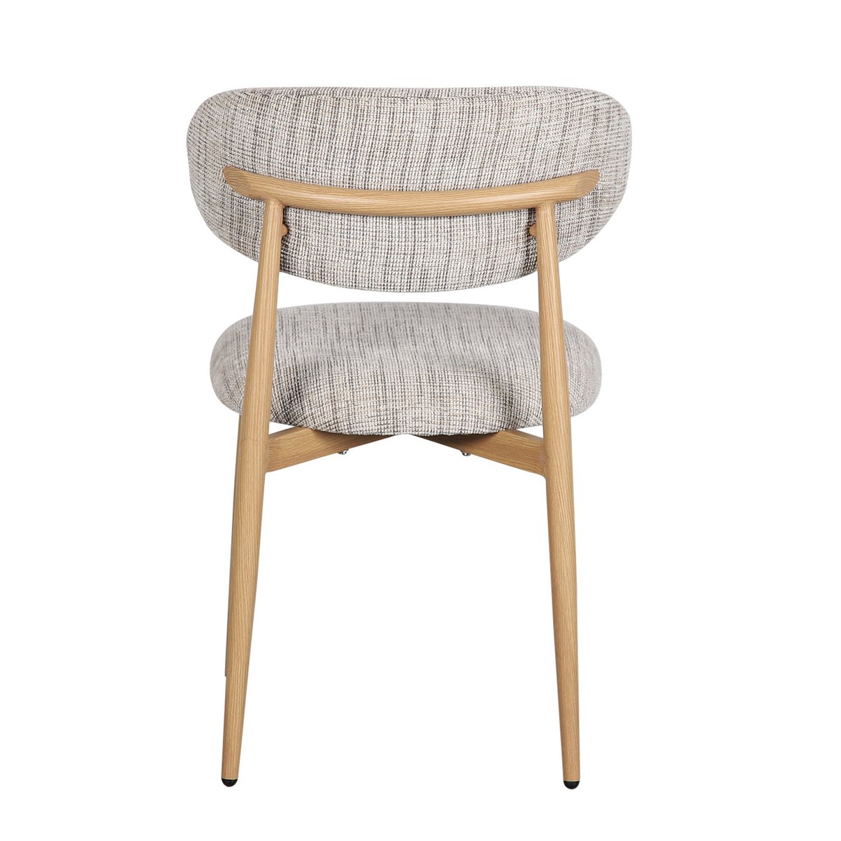 Dining Chair Japandi Light Grey - set of 2
